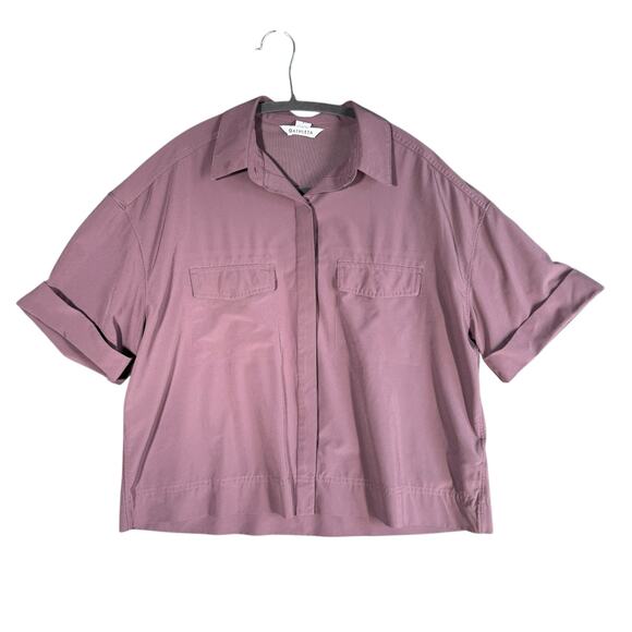 Athleta Mauve Short Sleeve Top - Picture 2 of 10